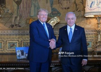 Trump critica a sus rivales en un encuentro con Netanyahu en Florida