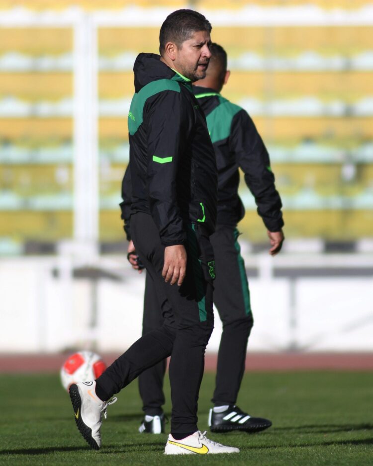 Oscar Villegas, entrenador de la selección boliviana