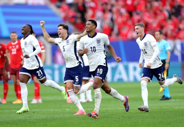 Los ingleses celebran su pase a semifinales