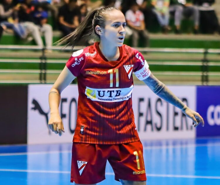 María Cristina Gálvez, jugadora boliviana de futsal