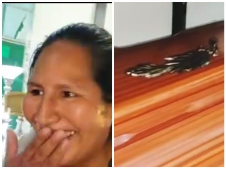 En un sorteo, una mujer ganó un ataúd. Sucedió en el municipio de Warnes, Santa Cruz.