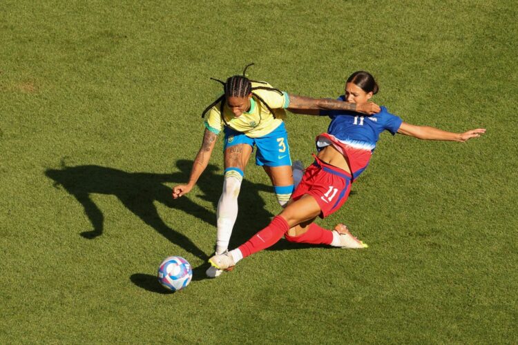 Incidencia del partido entre Brasil y EEUU