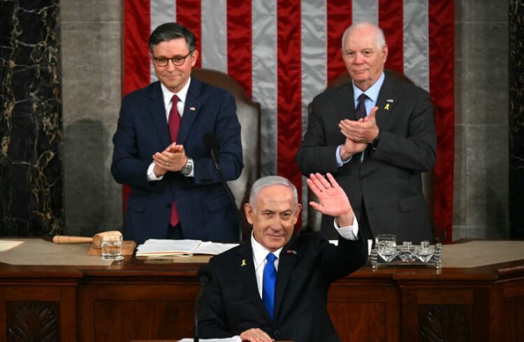 Netanyahu agradece a Biden sus esfuerzos para liberar a los rehenes de Gaza ante el Congreso de EEUU