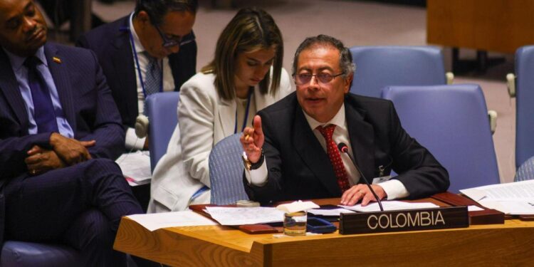 Petro pide en la ONU medidas financieras para ayudar a Colombia con acuerdos de paz