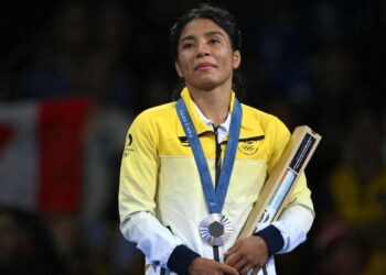 Ecuatoriana Yépez pierde final de lucha libre y se cuelga plata de París 2024