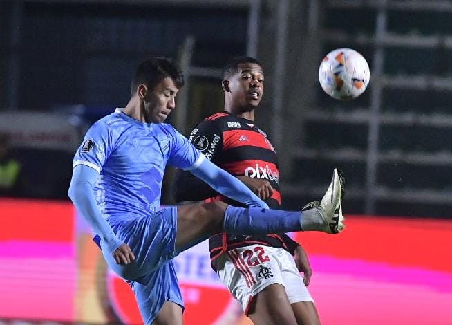 Incidencia del partido entre Bolívar y Flamengo