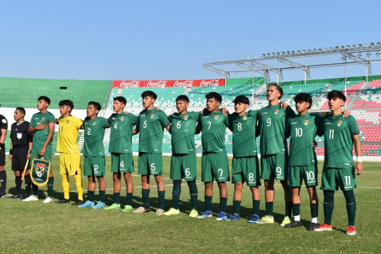 La selección boliviana categoría Su-16