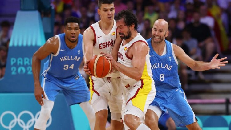 España vs Grecia en el basket olímpico