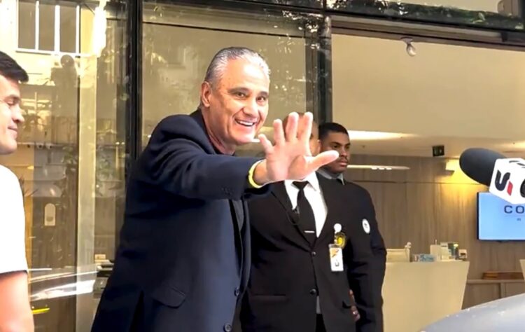 Tite al salir del hospital