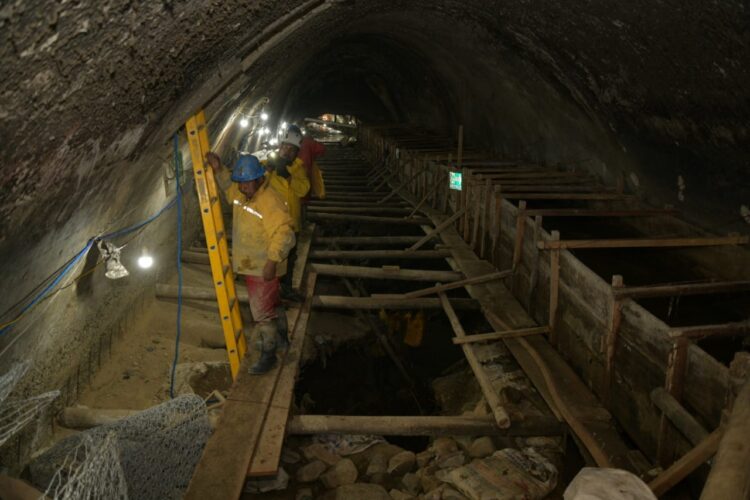 La reparación de la bóveda del río Choqueyapu llega al 22%