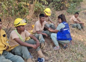 Salud envía médicos y medicamentos a regiones afectadas por los incendios