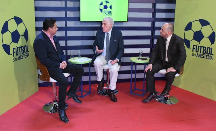 Los periodistas Paulo Apaza, Jorge Barraza y Marco Mejía