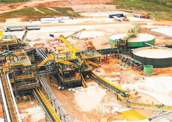 La procesadora de litio en Valle de Jequitinhonha.