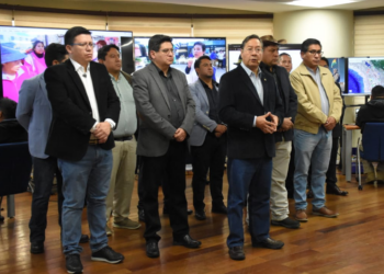 Arce inaugura centro de monitoreo para evitar especulación de precios en mercados del país