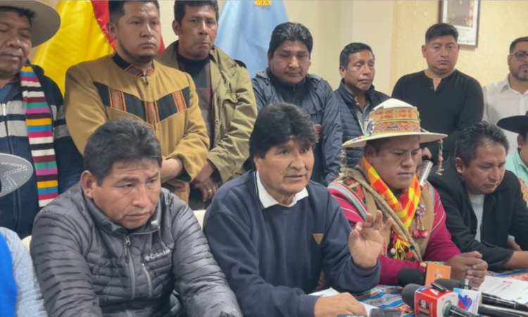 Morales otorga al TSE una ‘última oportunidad’ y dice que habrá congreso del MAS sí o sí