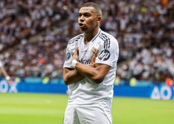 Mbappé marca su primer gol con Real Madrid en la Supercopa de Europa ante Atalanta