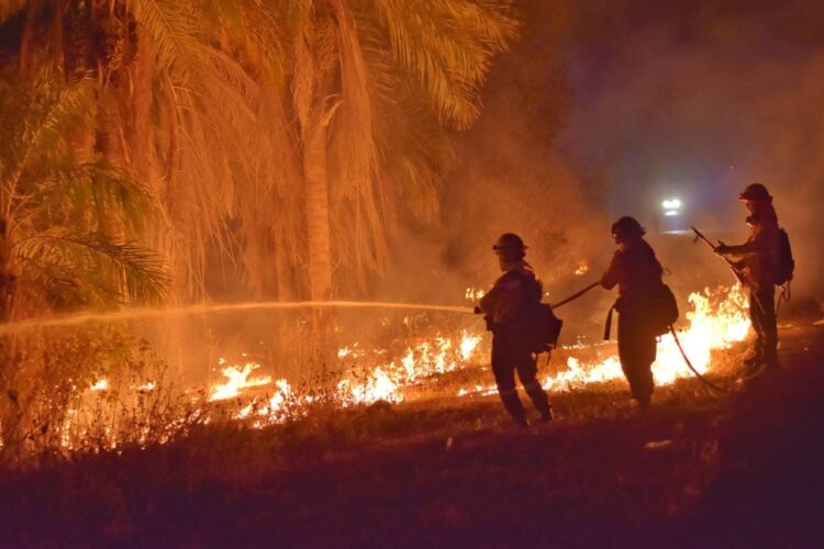 Santa Cruz está inmersa en humaredas