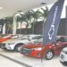 Automóviles último modelo en uno de los salones que tiene Imcruz en todo el país.