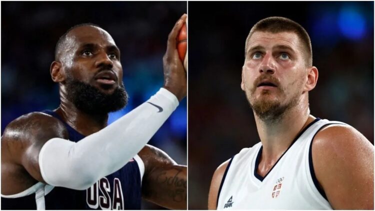El estadounidense LeBron James/ el serbio Nikola Jokic
