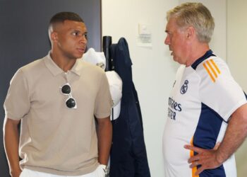 Ancelotti declara que no hay preocupación por falta de gol de Mbappé en el Real Madrid