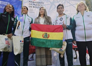 Embajada de Francia desea éxitos al equipo Bolivia rumbo a los Juegos Olímpicos