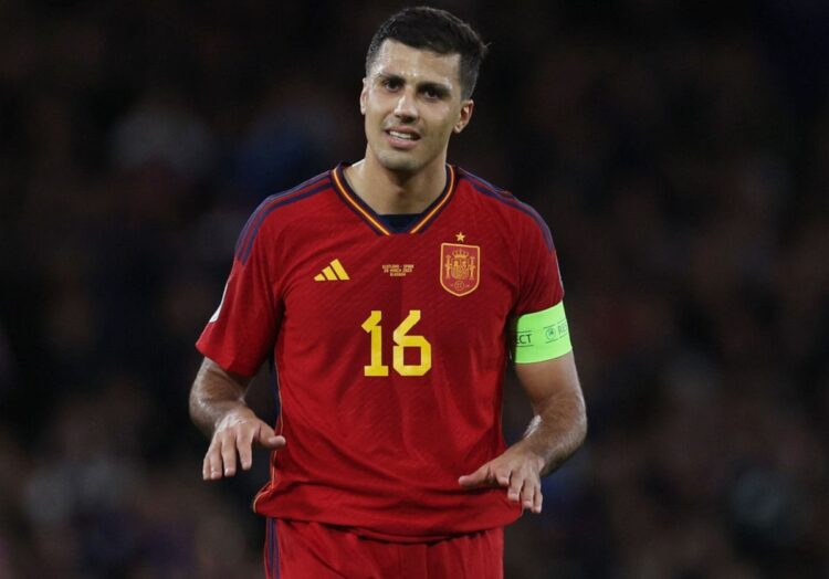 Rodri jugador de la Selección Española
