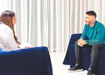 Sebastián Marset conversa con la periodista Patricia Martin.
