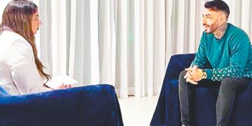 Sebastián Marset conversa con la periodista Patricia Martin.