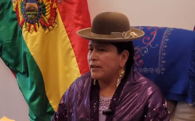 Senadora Velasco cuestiona a Andrónico y dice que Evo fue derrotado en democracia