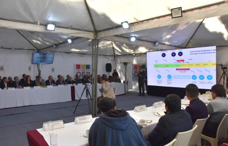 En cita con el TSE, el MAS evista no logra aval del congreso de Lauca Ñ; otra reunión en 10 días
