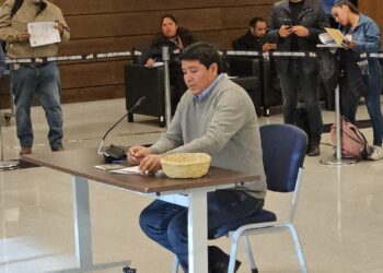 Franklin Garbizu Janco es el primer postulante en rendir el examen oral para las judiciales