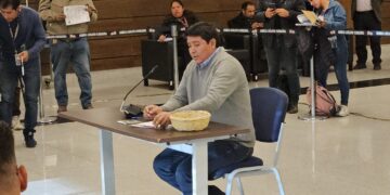 Franklin Garbizu Janco es el primer postulante en rendir el examen oral para las judiciales