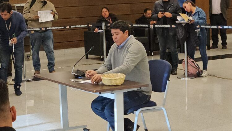 Franklin Garbizu Janco es el primer postulante en rendir el examen oral para las judiciales