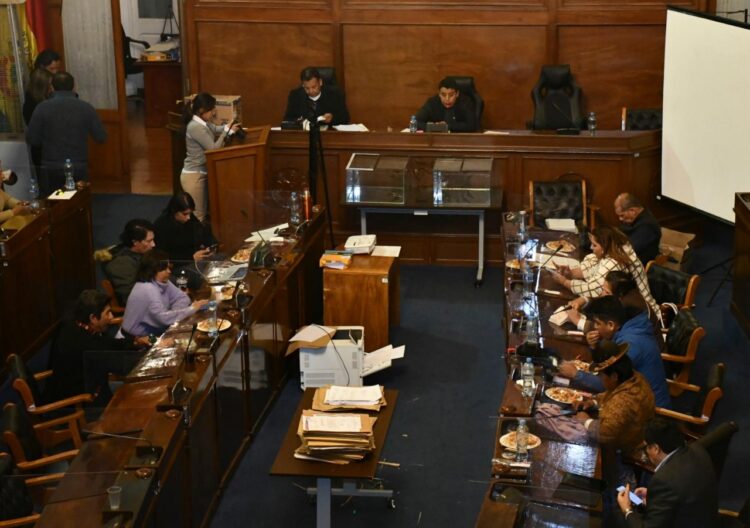 Por incumplimiento ‘malicioso y flagrante’, Justicia multa con Bs 1.500 a cada miembro de la Comisión Mixta de Constitución