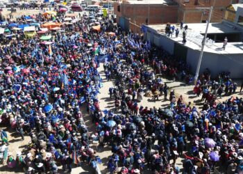 Evistas agredieron a 17 guardias municipales en proclamación de Morales