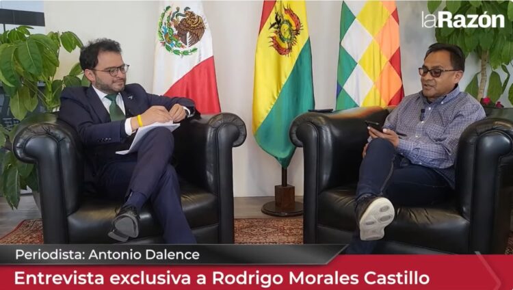 Entrevista en la Embajada de México