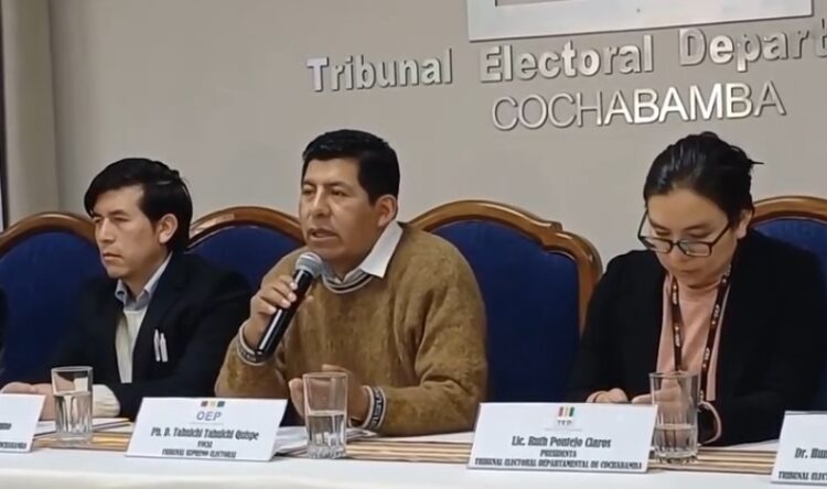 El vocal Tahuichi señala que informe sobre referéndum debe reunir claridad, imparcialidad y precisión