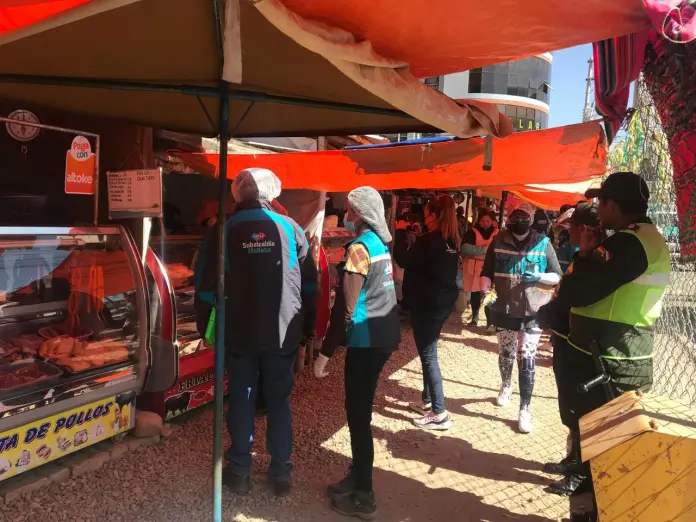 Personal de la Intendencia municipal, Viceministerio de Defensa del Consumidor y la Policía realizaron operativos en Mallasa.