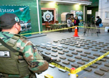 Droga incautada en uno de los operativos de la FELCN.