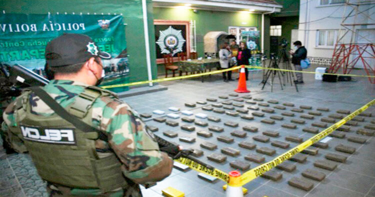 Droga incautada en uno de los operativos de la FELCN.