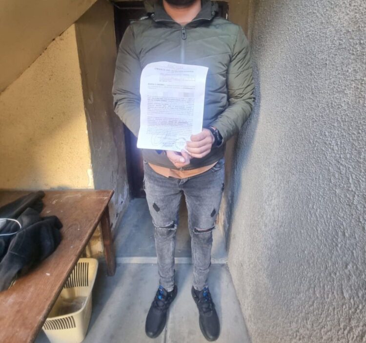 El hombre, de nacionalidad colombiana, era buscado por la Policía desde marzo.