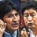 El expresidente Evo Morales y el ministro Édgar Montaño.