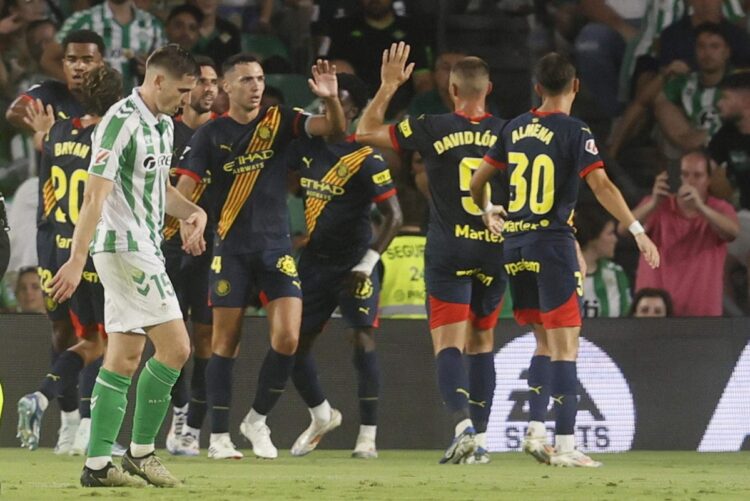 El joven Gabriel Misehouy, novedad de este verano en el Girona, ha sido clave para empatar contra el Betis