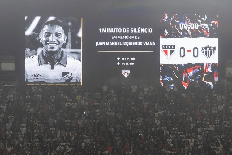 Homenaje a Juan Manuel Izquierdo en el estadio Morumbí