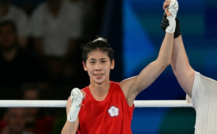 La boxeadora taiwanesa Lin Yu-ting