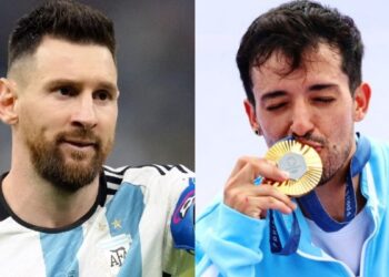 Messi felicitó al ‘Maligno’ Torres por el oro en París