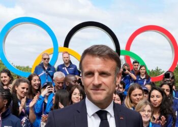 Macron visita la Villa Olímpica, la organización afina la inauguración
