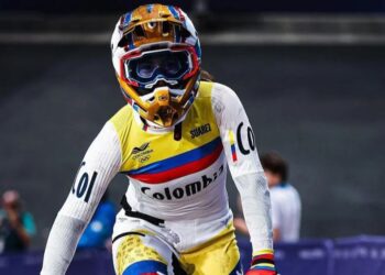 Mariana Pajón se clasifica en repechaje a semifinal de BMX Racing
