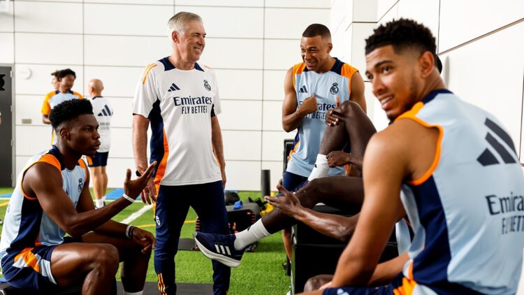 Entrenamiento del Real Madrid
