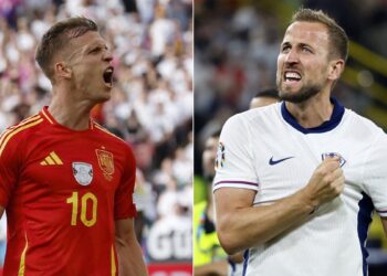 Kane y Olmo se sumaron al grupo de cabeza de goleadores de Eurocopa